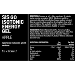Science in Sport (SIS) GO Isotonic Energy Gel – Apple Flavour – 15 x 60ml