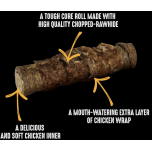 Crave Protein Centres Chicken Dog Treat Bars – Grain-Free High Protein Chews for Large Dogs 72g