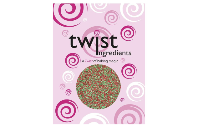 100s and 1000s - Christmas Red and Green Mix Cake Topper Sprinkles 1kg Edible Matt Festive Cupcake Decorations - For Xmas Themed Party Cakes And Bakes