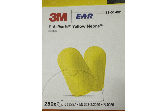 3M 3M-EARSOFT-ES Ear Soft Earplugs Celadon, Uni Size Box Of 250