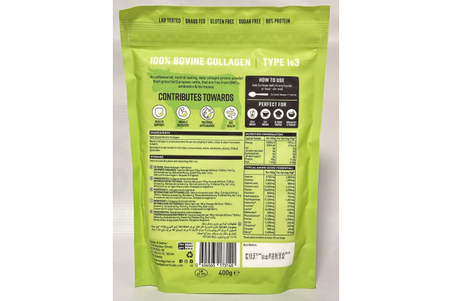 Hunter & Gather Collagen Peptides | Unflavoured | 400g