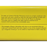 Colman’s Original English Mustard Powder | Double Superfine | Vegan | 454g Tin