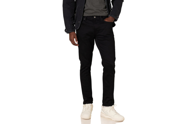 Skinny-Fit Stretch Jeans – Black – 30W x 30L