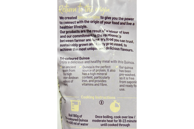 Sentia Origins Tricolour Quinoa Grain – Pre-Washed Natural Quinoa Mix – 1kg