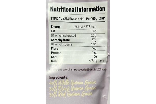 Sentia Origins Tricolour Quinoa Grain – Pre-Washed Natural Quinoa Mix – 1kg