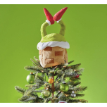 Hallmark The Grinch Christmas Tree Topper – Plush Green & Red Festive Decoration