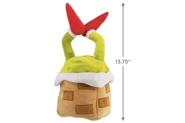 Hallmark The Grinch Christmas Tree Topper – Plush Green & Red Festive Decoration