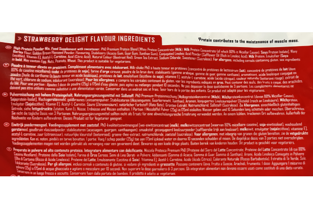 PhD Diet Whey High Protein Powder Lean Matrix – Strawberry Delight – 2kg | 80 Servings