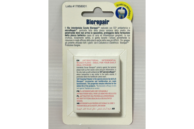 Biorepair Waxed Expanding Dental Floss Antibacterial – 30m | Pack Of 2
