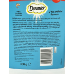 Dreamies Cat Treats with Salmon Flavour – Crunchy & Soft Snack Pockets | 2 x 350g Tubs (700g)