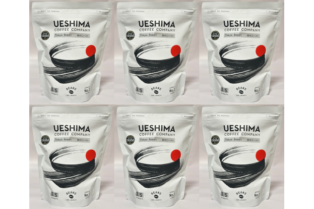 Ueshima Tokyo Roast Coffee Beans | Smooth Medium Roast Arabica Beans | 6 x 250g