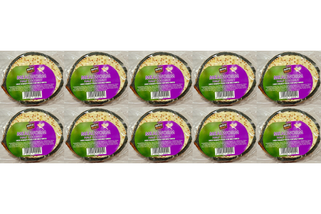 Extra Select Mealworm Half Coconut Wild Bird Food | 10 Hanging Feeders