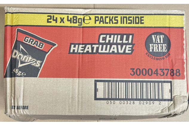 Doritos Chilli Heatwave Tortilla Chips Grab Bags | 24 x 48g