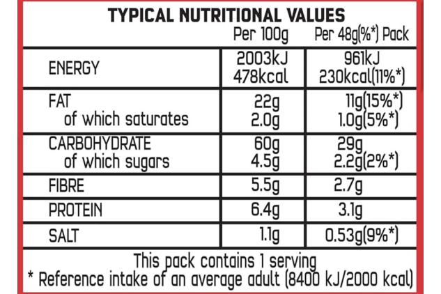 Doritos Chilli Heatwave Tortilla Chips Grab Bags | 24 x 48g