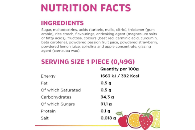 Tic Tac Fruit Adventure Bulk Sweets Pack | Fruity Mints | 8 x 98g (784g Total)