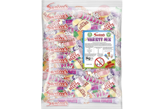 Swizzels Variety Mix Bulk Sweets & Lollipops – Vegan Mixed Candy Bag | 3kg