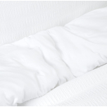 Sleepdown Seersucker Embossed White Duvet Cover Set | King 230x220cm