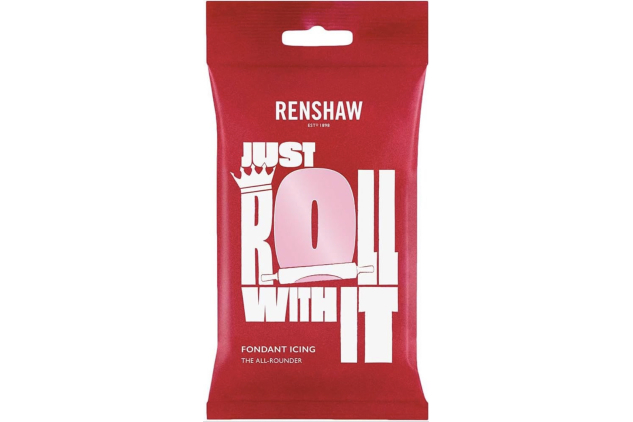 Renshaw Just Roll With It Pink Fondant Icing | 1kg Ready to Roll