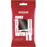 Renshaw Just Roll With It Jet Black Fondant Icing | 1kg Ready to Roll