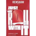 Renshaw Poppy Red Just Roll With It Fondant Icing, 250 g (Pack of 1) - Ready to Roll Icing for Cakes