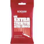 Renshaw Red Extra Stretch, Smooth & Thin Fondant Icing, 1 kg (Pack of 1) - Ready to Roll Icing for Cakes
