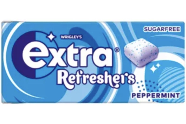 Wrigley’s Extra Refreshers Peppermint Chewing Gum | 16 x 7 Pieces (112 Total)
