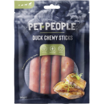 Pet People Duck Chewy Sticks Dog Treats – Natural Grain Free Dental Chews – 8 Bags x 100g (Total 800g)