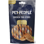 Pet People Chicken Trio Sticks Dog Treats | Grain Free High Protein Chews | 12 x 80g Bags