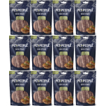 Pet People Duck Steaks Dog Treats | Grain Free Natural Duck Snacks | 80g x 12 Packs