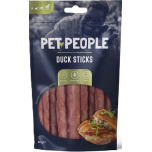 Pet People Duck Sticks – Grain Free Dog Treats – High Protein Dental Chews | 80g (12 Bags)