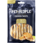 Pet People Chicken Twists Dog Treats – Grain Free Dental Chews | 6 Pieces per Pack | 10 x 80g