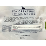 Elkwood Sea Creature Dental Chews for Dogs – Vegetable Dog Chews | Grain-Free Sweet Potato Dental Treats | Large Size | 200g (4 Chews per Pack) | Pack of 4