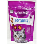 Whiskas Dentabites Cat Treats with Chicken | Dental Care Crunchy Treats | 6 x 40g