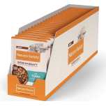 Nature’s Variety Bites in Gravy Cat Food with Tuna | Adult Complete Wet Food | 22 x 85g