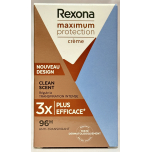 Rexona Sure Women Maximum Protection Cream Anti-Perspirant Body Deodorant Clean Scent 45 ml – Pack of 6