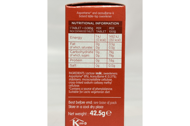 Canderel Sweetener Tablets Refill Pack – Zero Calorie Table-Top Sweetener – 5 x 100 Tablets | Pack of 6 (3,000 Tablets)