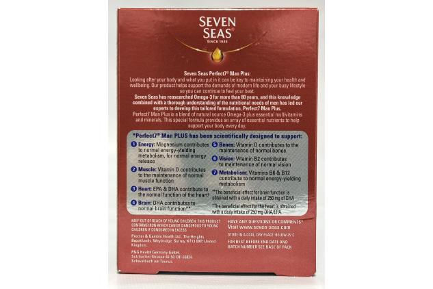 Seven Seas Men 60 Tablets + 60 Capsules