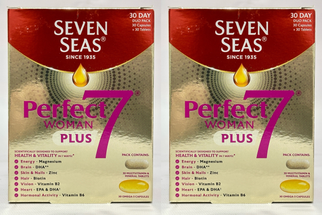 Seven Seas Perfect7 Woman Plus 2 Pack 60 Tablets + 60 Capsules