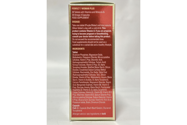 Seven Seas Perfect7 Woman Plus 2 Pack 60 Tablets + 60 Capsules