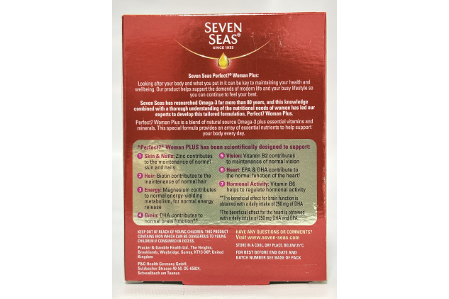 Seven Seas Perfect7 Woman Plus 2 Pack 60 Tablets + 60 Capsules