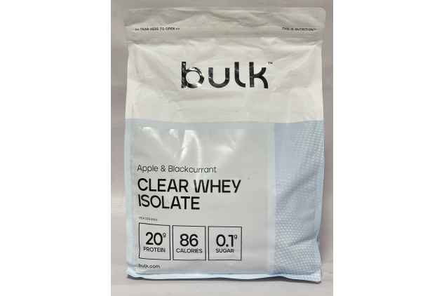 Bulk Clear Whey Isolate Apple & Blackcurrant | Fast Absorbing Protein | 2kg | 80 Servings