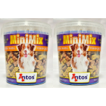 Antos Mini Mix Training Treats for Dogs | Soft Bite Rewards | 2 x 500g Tub (1kg Total)