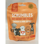 Scrumbles Softies Chicken & Duck Training Treats | Gut Friendly Dog Treats | 8 x 90g