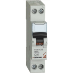 Bticino DIN Rail Circuit Breaker C16 1P+N 4.5kA | FC881C16 | Pack of 4