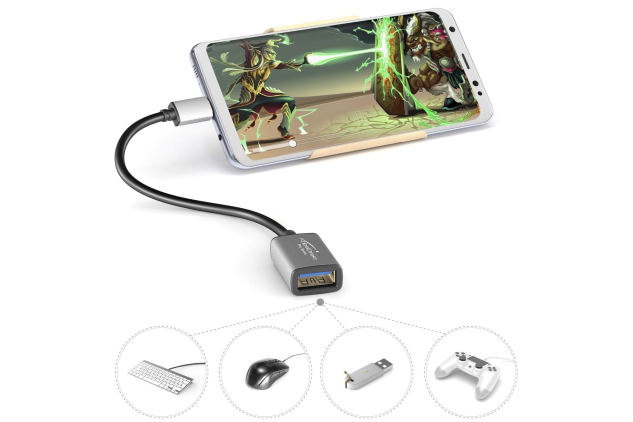 USB-C to USB-A OTG Adapter Cable – USB 3.0 SuperSpeed | 0.15 m