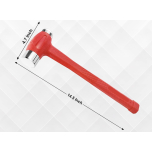 Dead Blow Hammer – Dual Head Ball Peen & Flat Face, Non-Slip Handle | 24oz (1.5lb)