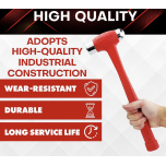 Dead Blow Hammer – Dual Head Ball Peen & Flat Face, Non-Slip Handle | 24oz (1.5lb)