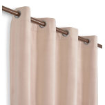 Mobexpert Future Velvet Eyelet Curtains Pink | 145 x 260 cm | Pair