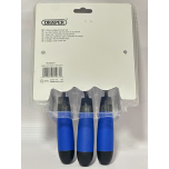Draper Edging Trowel Set – 3 Piece Stainless Steel Brick & Plaster Tools