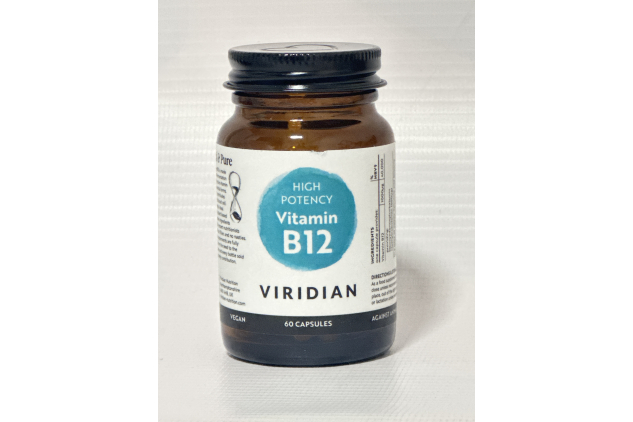 Viridian - Vitamin B12 1000μg, High Potency - 60 Caps | Two Active Forms of B12 | Normal Red Blood Cell Formation, Immune Support | Reduce Tiredness & Fatigue | Nutritionist Formulated